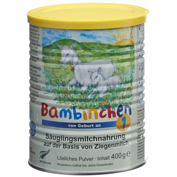 Bambinchen 1 latte di avviamento latte di capra Ds 400 g