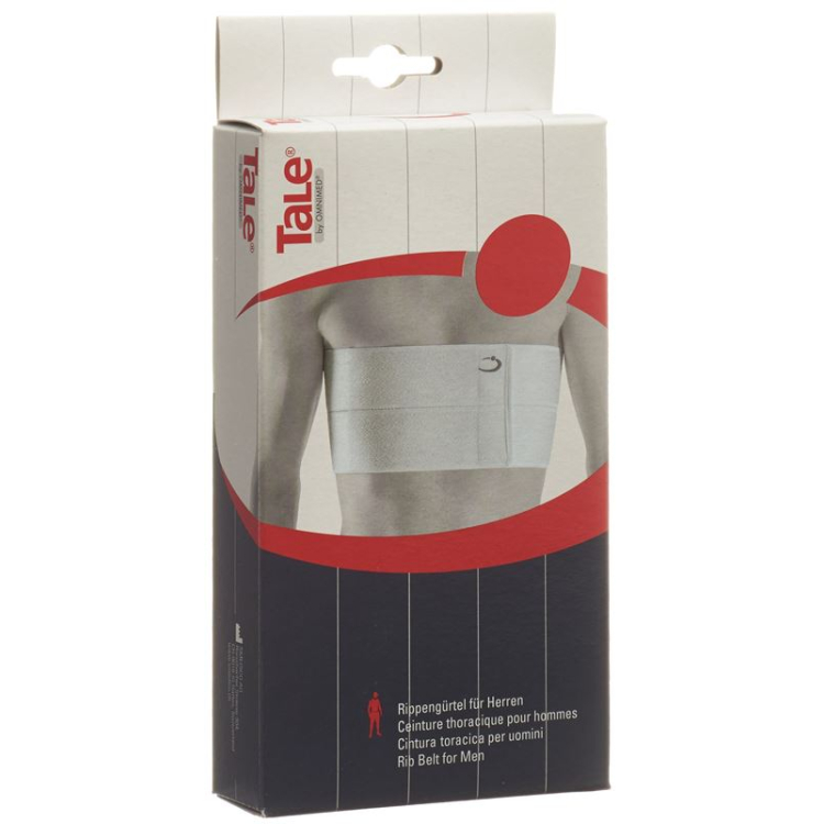 TALE rib belt 15cm men Velcro white