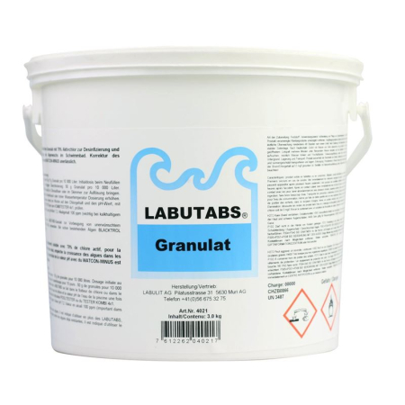 Labutabs chlorine granules inorganic 10 គីឡូក្រាម