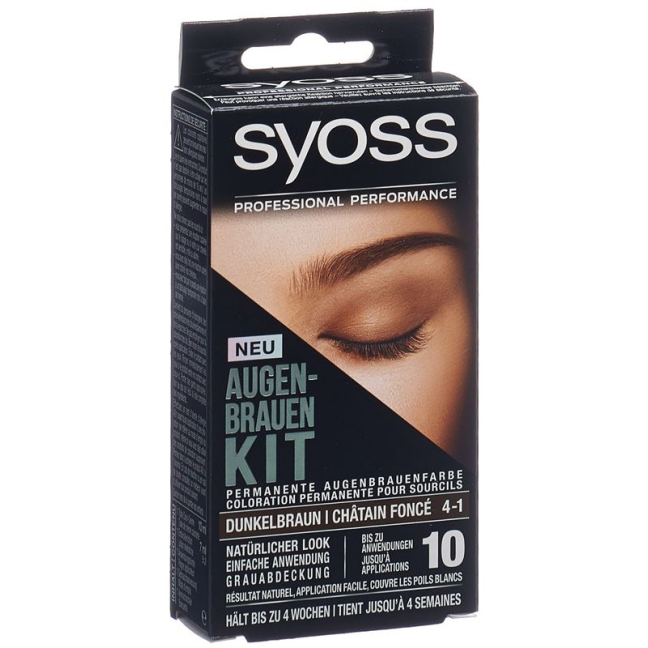 Syoss Eyebrow Kit dark brown 10 ml