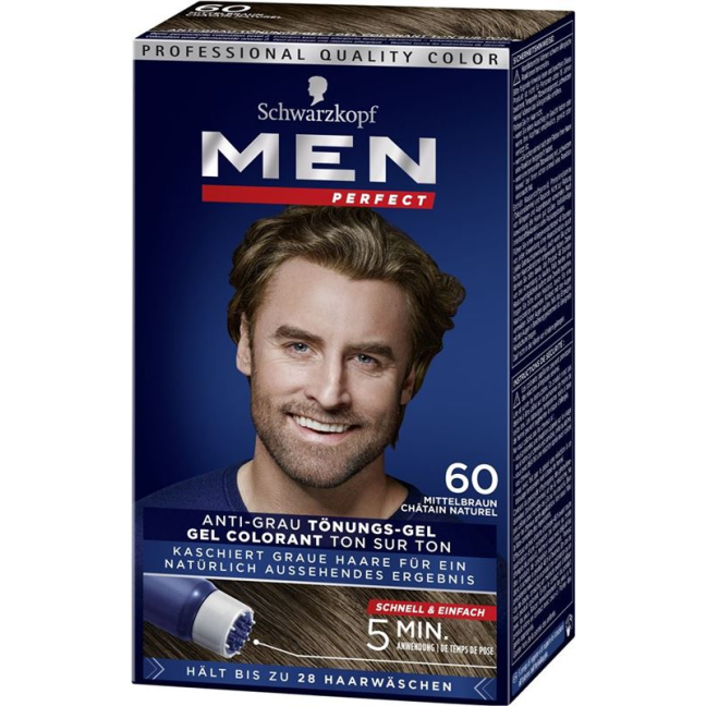 MEN PERFECT Оттенок 60 Натуральный Средне-Коричневый