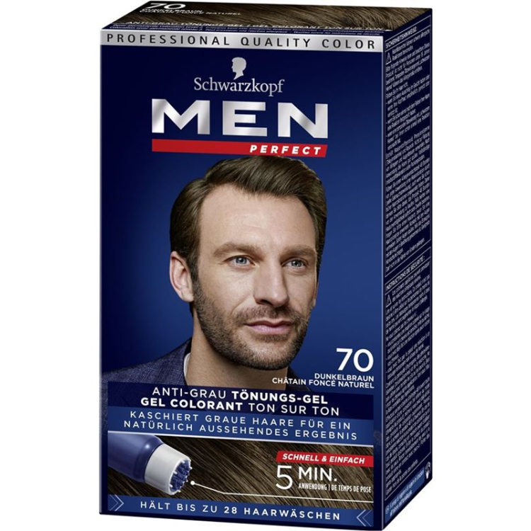 MEN PERFECT odtenek 70 Natural Dark Brown