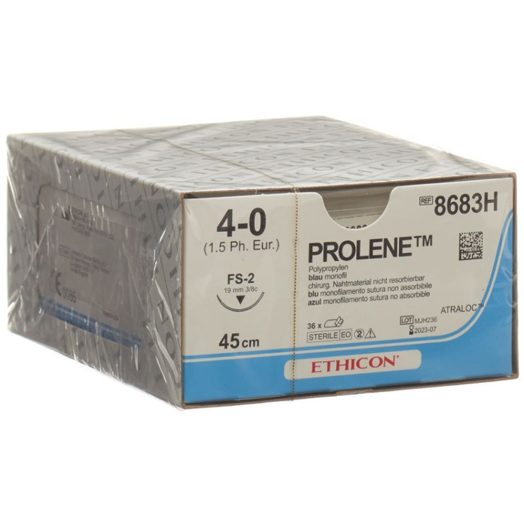 PROLENE 45cm xanh dương 4-0 FS-2S 36 chiếc