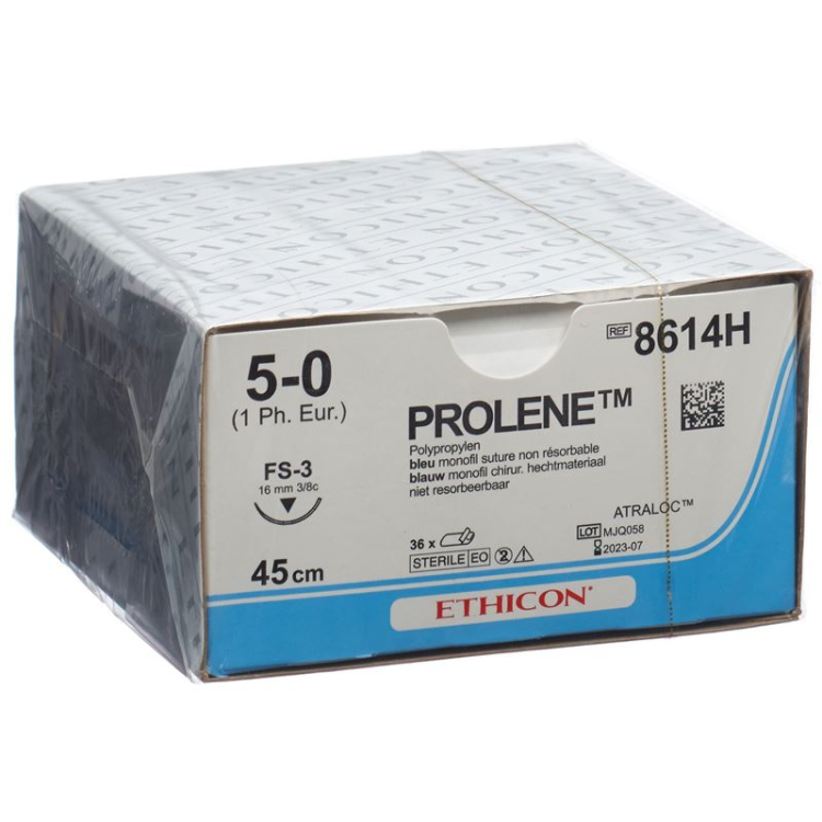 PROLENE 45cm நீலம் 5-0 FS-3 36 பிசிக்கள்