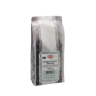 Morga Black Lentils Beluga Organic Bag 500 g