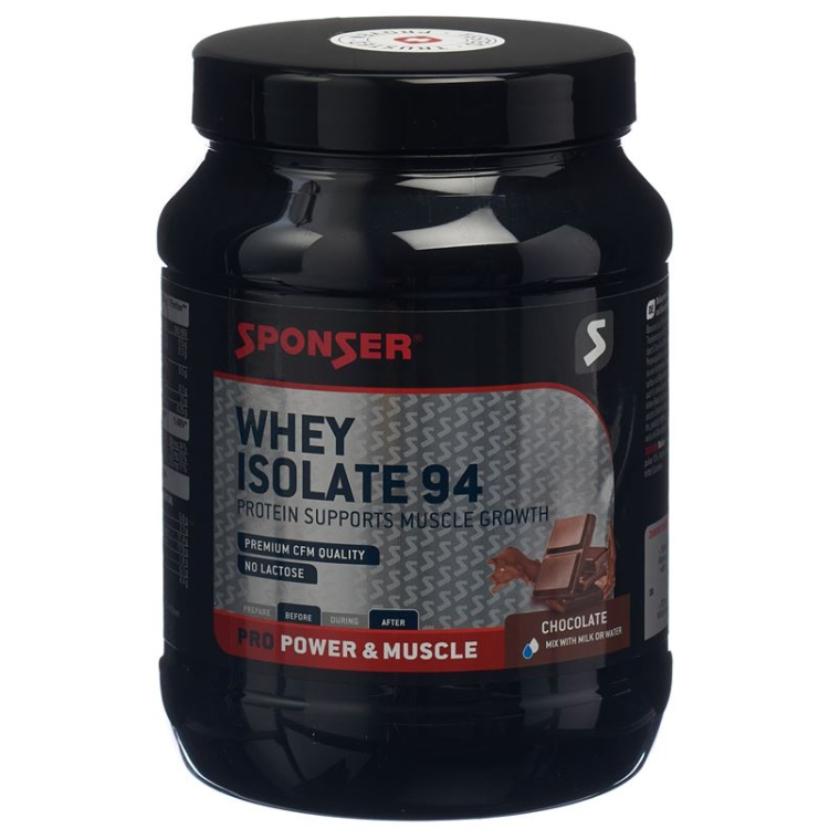 Sponser Whey Isolate 94 Chocolate can 425 g