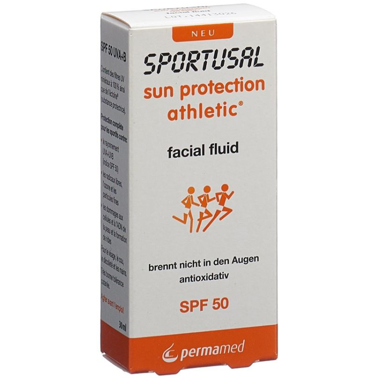 Sportusal sun protection athletic fluid Fl 30 ml