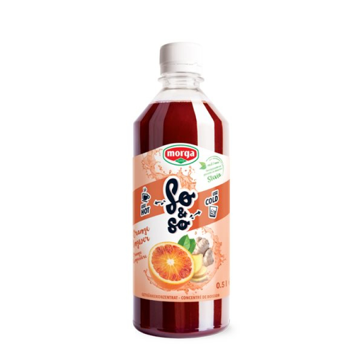 Sun & Sun Orange Ginger Konz with stevia Fl 5 dl