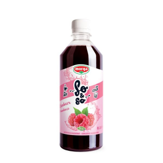 so&so raspberry concentrate organic bottle 5 dl