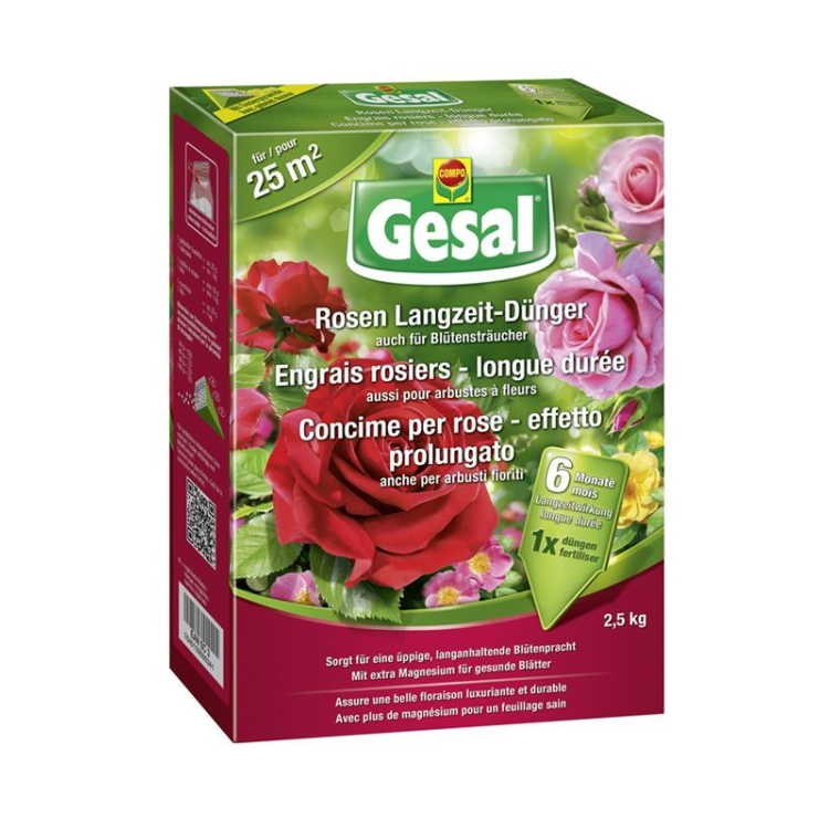 Gesal roses ជីរយៈពេលវែង 2.5 គីឡូក្រាម