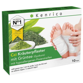Kenrico herbal plasters with green tea (Gyokuro) 10 pcs