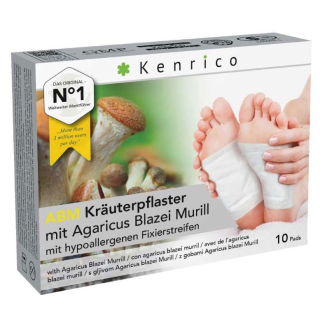 Kenrico herbal plasters with Agaricus Blazei Murill 10 pcs