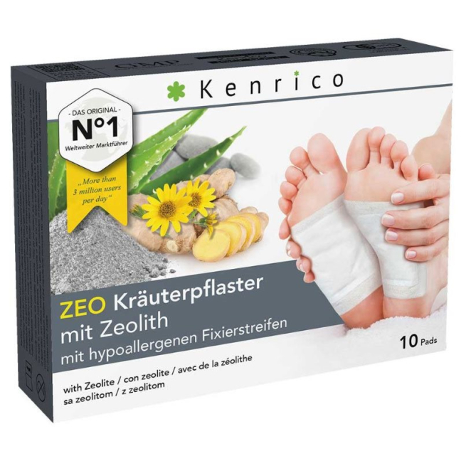 Kenrico herbal plaster with zeolite 10 pcs