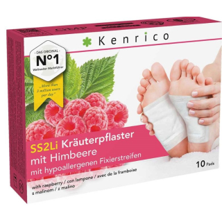 Kenrico herbal plasters with raspberry 10 pcs