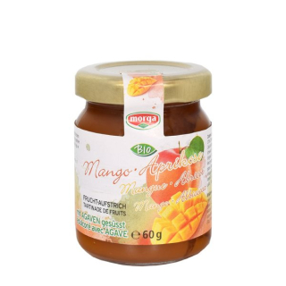 Morga Fruchtaufstrich Mango-Aprikose Agave Bio 60 g