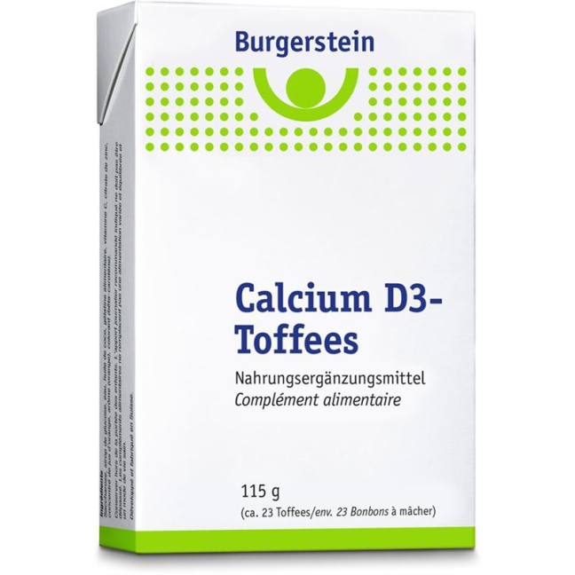 Burgerstein Calcium D3 Caramels 115 g