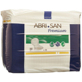 Abri-San Premium anatominės formos įdėklas Nr7 36x63cm geltonas Sa