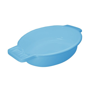 Sundo wash bowl 5.5l blue plastic with soap dish