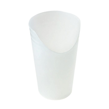 Sundo drinking cup 250ml white-transparent with nose cut-out