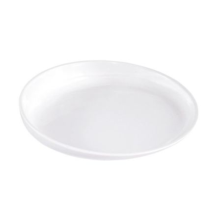Sundo plate with raised edge Deluxe ø20cm white slip
