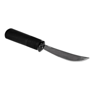 Sahag knife Good Grips with serrated solid rubber handle
