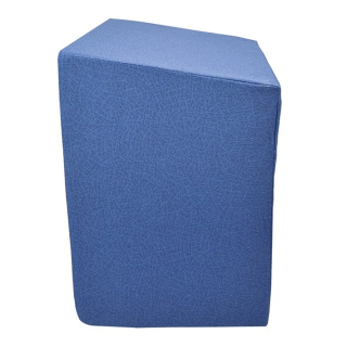 Sundo discs relief cube 40x36x55 / 50cm bevelled blue