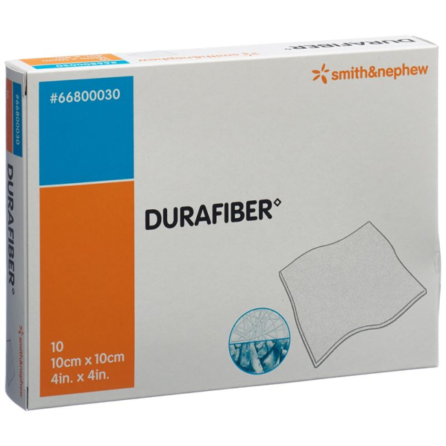 Durafiber wound dressing 10x10cm sterile 10 pcs