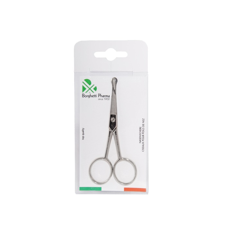 Borghetti nose hair scissors steel nickel-plated