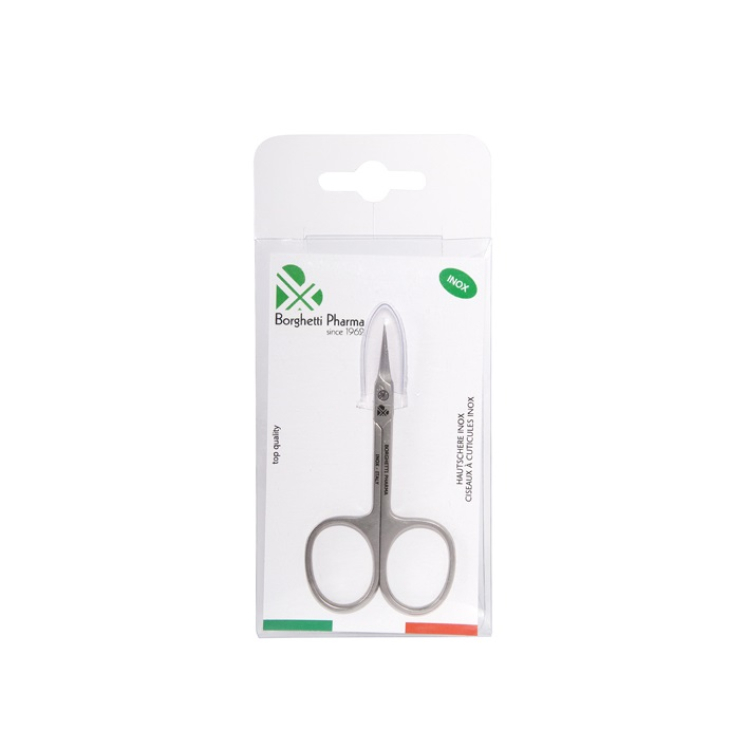 Borghetti cuticle scissors with curved spire Inox steel