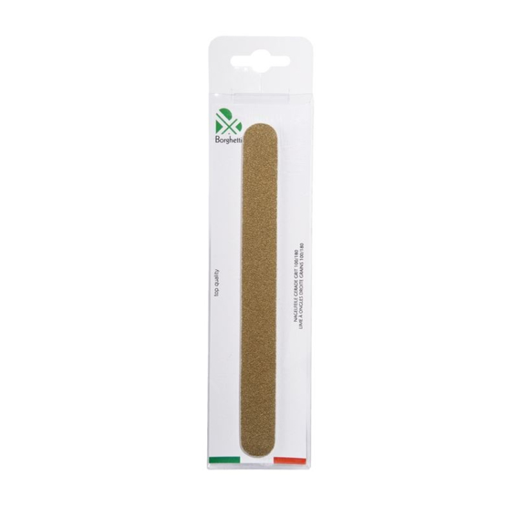 Borghetti nail file straight grit 100/180