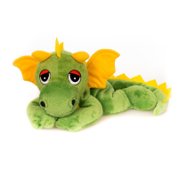 Хабібі Плюшевий щасливий дракон 33см зелений