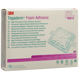 3M Tegaderm Foam 10x10cm adhesive 10 pieces