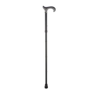 Sahag folding stick alu black -100kg 85-95cm Derby soft grip handle
