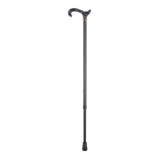 Sahag metal stick black -100kg 75-96cm with acrylic handle handle s
