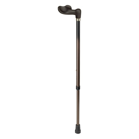 Sahag metal stick black-bronze -130kg 74-94cm Fischer Right handle soft grip black