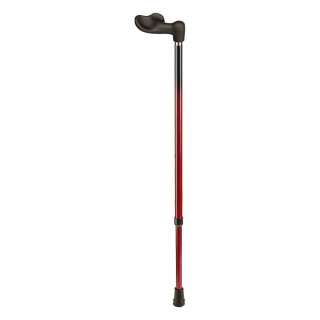 Sahag metal stick black-red -130kg 74-94cm Fischer Right handle soft grip black