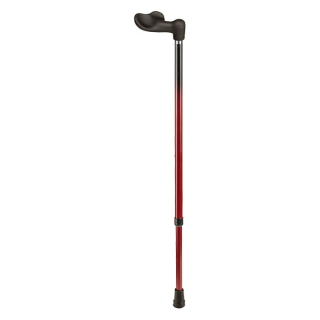 Sahag metal stick black-red -130kg 74-94cm Fischer Handle left soft grip black