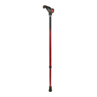 Sahag metal stick black-red -130kg 74-94cm anatomic handle right soft grip black