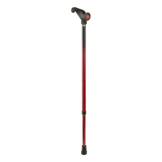 Sahag metal stick black-red -130kg 74-94cm anatomic handle left soft grip black