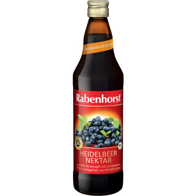 Rabenhorst Blueberry Nectar Organik 750 ml