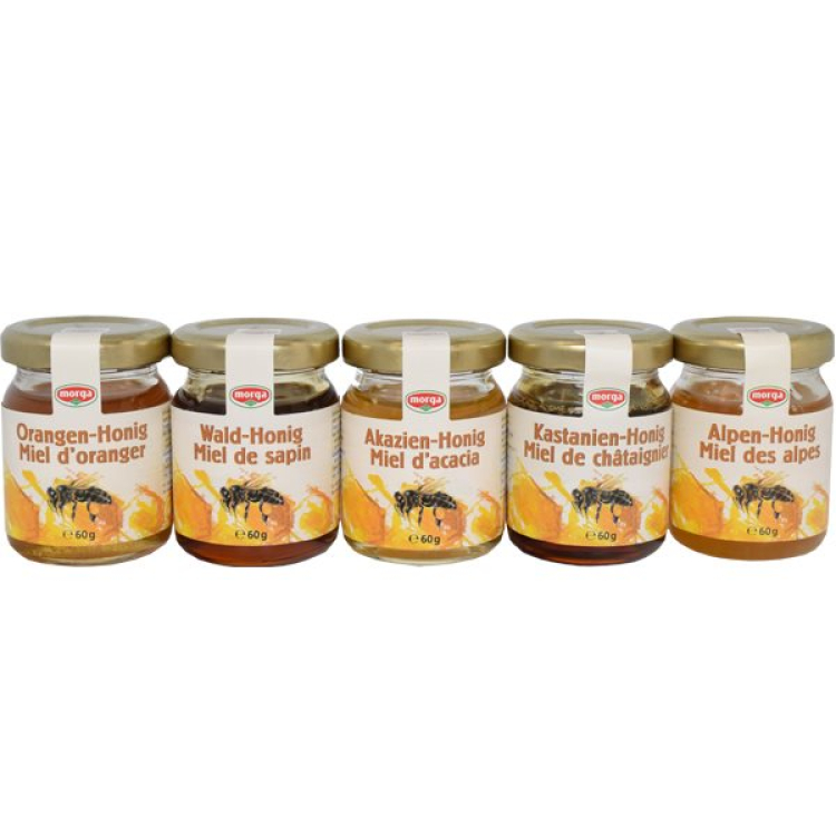 Morga Midget honey 5 x 60 g