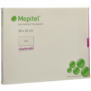 MEPITEL wound dressing 20x32cm silicone