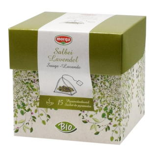 Morga sage lavender herbal tea pyramid teabags Bio 15 pcs
