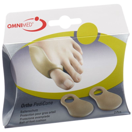 Omnimed Ortho PediCone proteção de bola de dedão do pé 2 peças