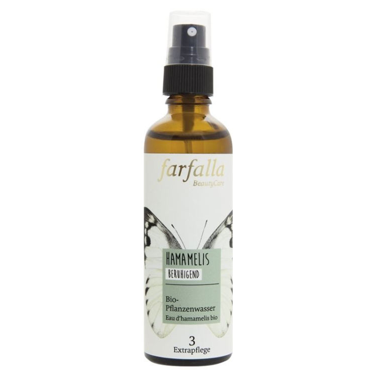 farfalla organic plant Hamamelis water spray 75 ml