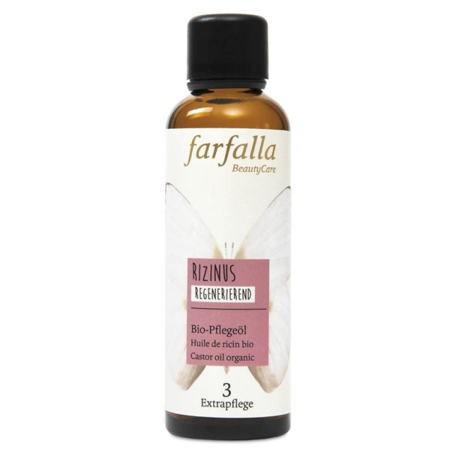 farfalla organic conditioning oil regenerating castor 75 ml