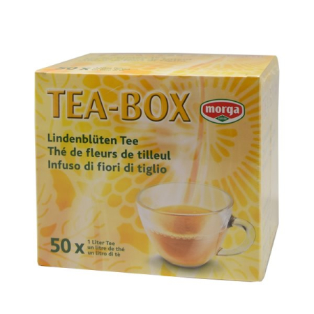 Morga Tea Box Lime Blossom Tea 50 x 1 ლ