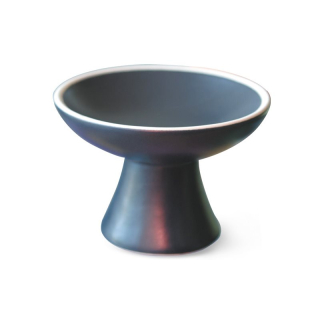 farfalla miska na kadidlo pohár keramický černý polovysoký