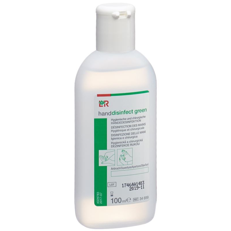 L&R handdisinfect green Fl 1000 ml