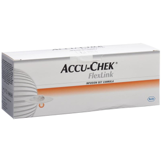 Agulhas Accu-Chek FlexLink Teflon 8mm 10 unidades